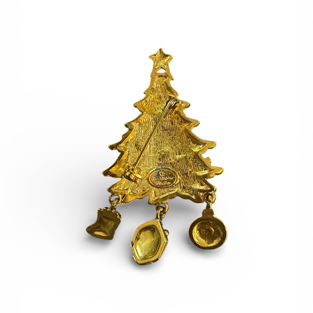 Christopher Radko Christmas Tree Brooch - Picture 2 of 2
